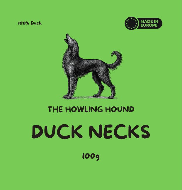The Howling Hound Duck Necks 100g