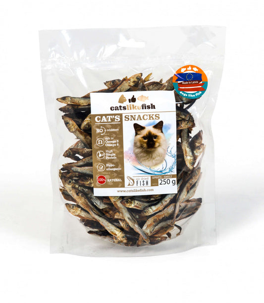 Dried Sprat Cat Treats