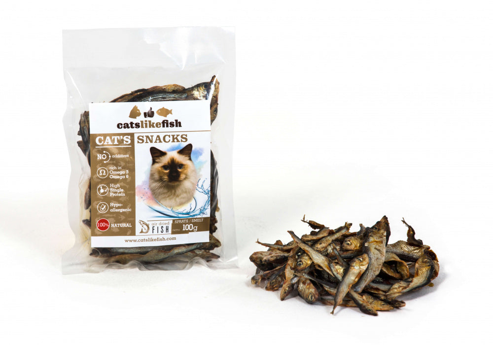 Dried Sprat Cat Treats