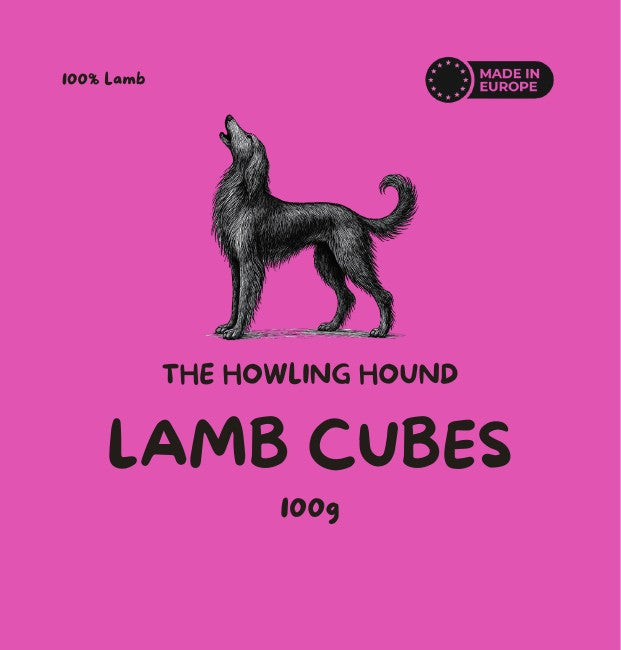 The Howling Hound Lamb Cubes 100g